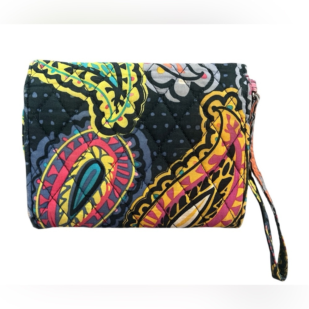 Vera Bradley twilight paisley print wristlet/wallet - Picture 3 of 4